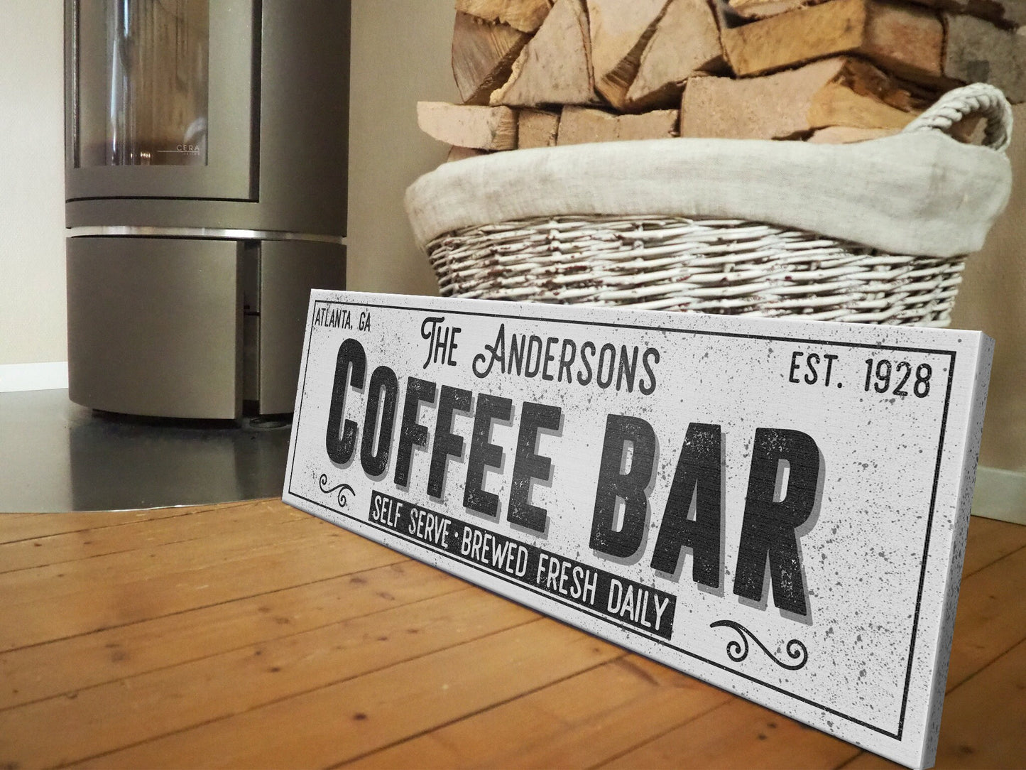 CUSTOM COFFEE BAR SIGN
