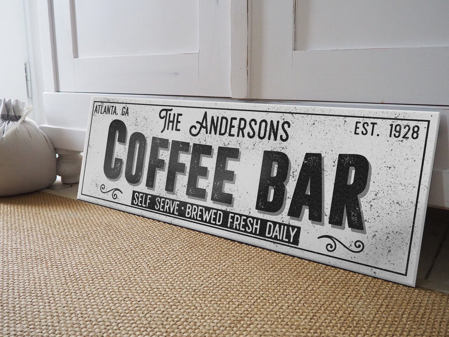 CUSTOM COFFEE BAR SIGN
