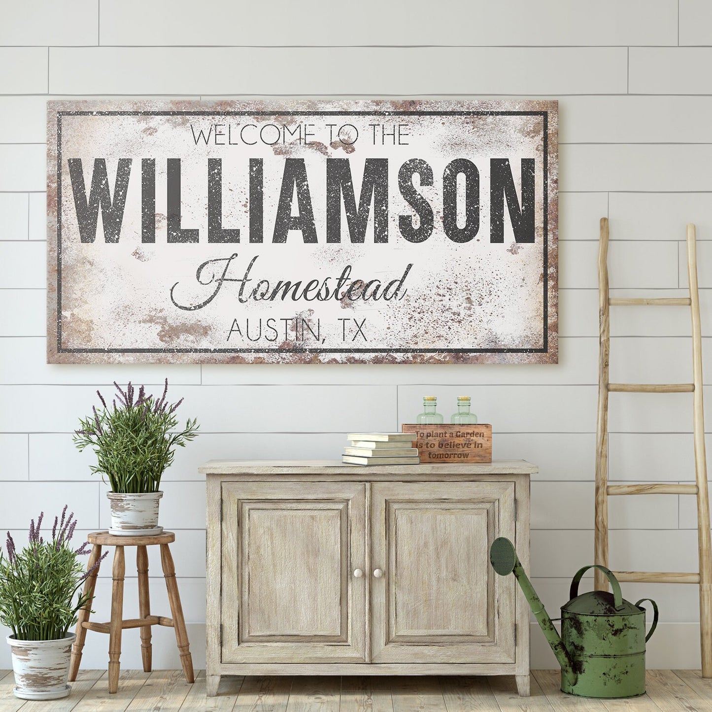 CUSTOM FAMILY NAME HOUSE SIGN