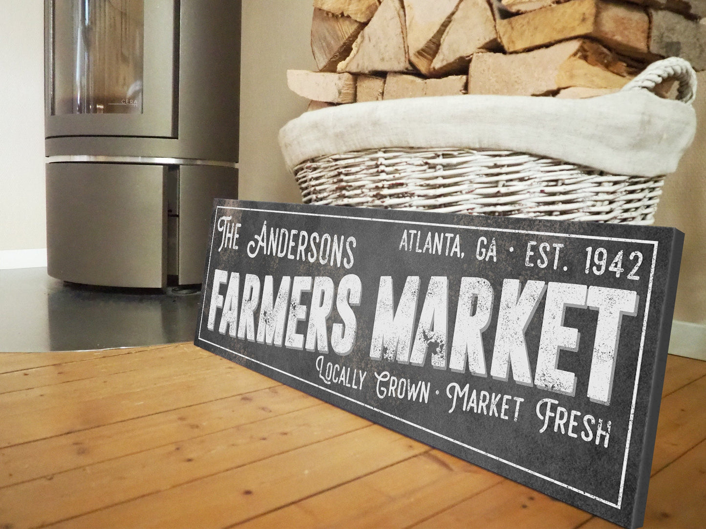 CUSTOM FARMERS MARKET SIGN