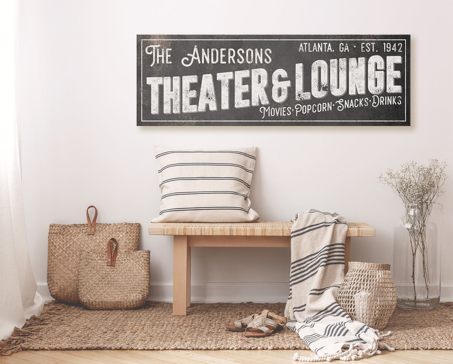 CUSTOM THEATER AND LOUNGE SIGN