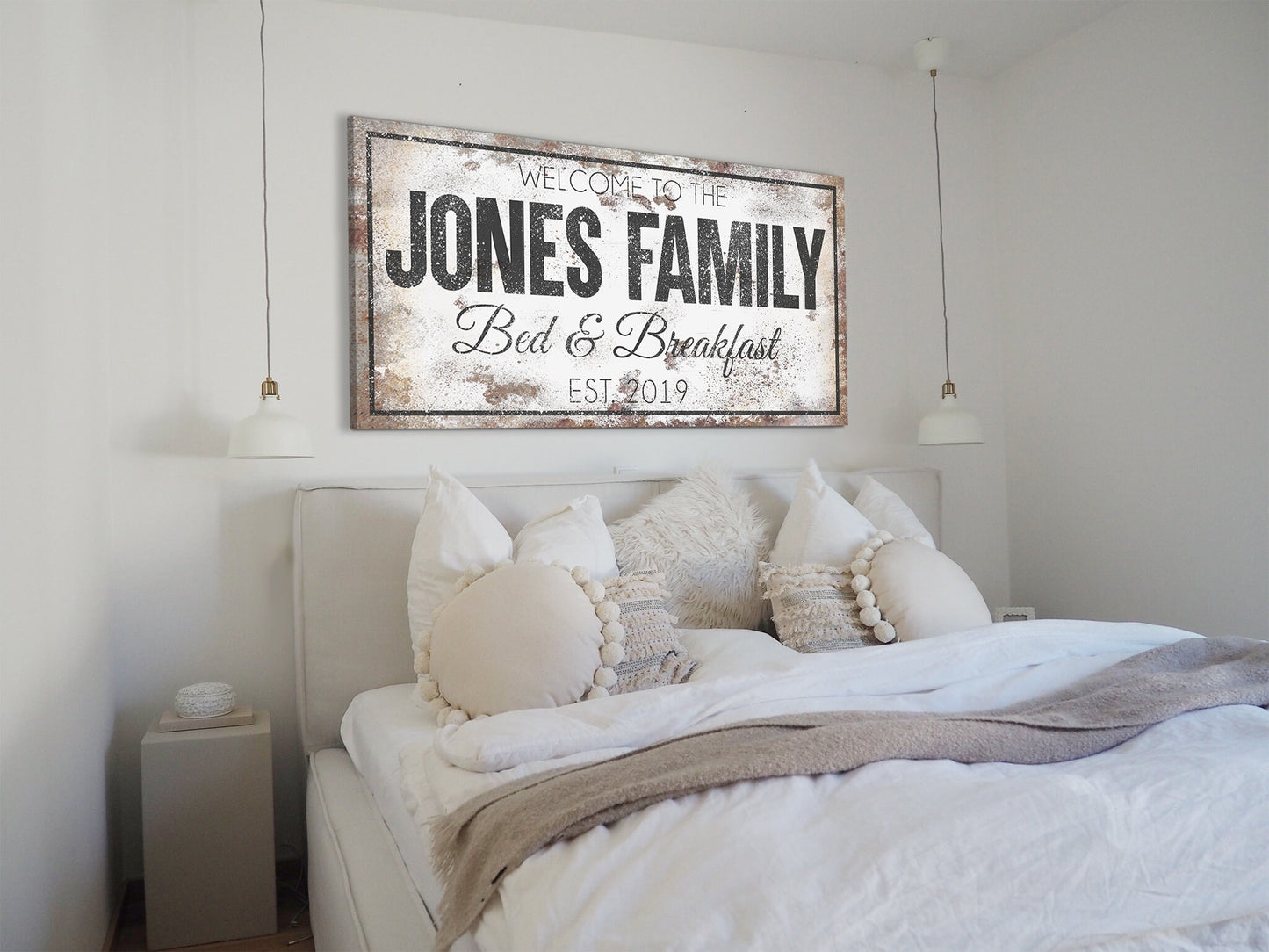 CUSTOM FAMILY NAME HOUSE SIGN