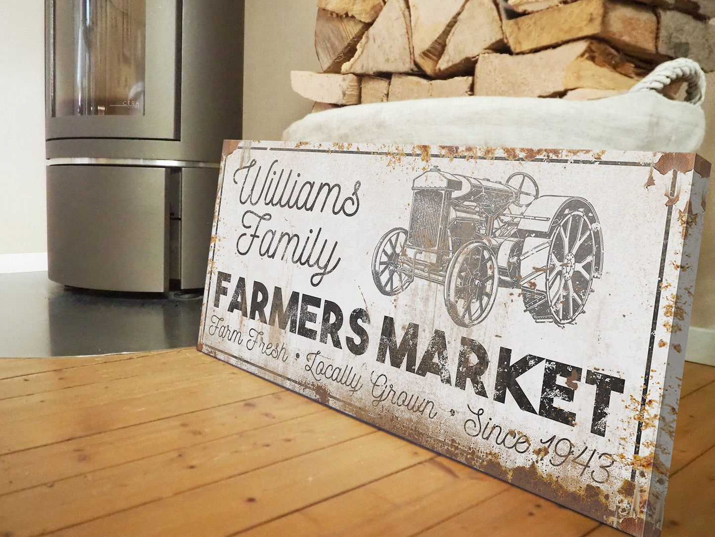 CUSTOM FARMERS MARKET SIGN