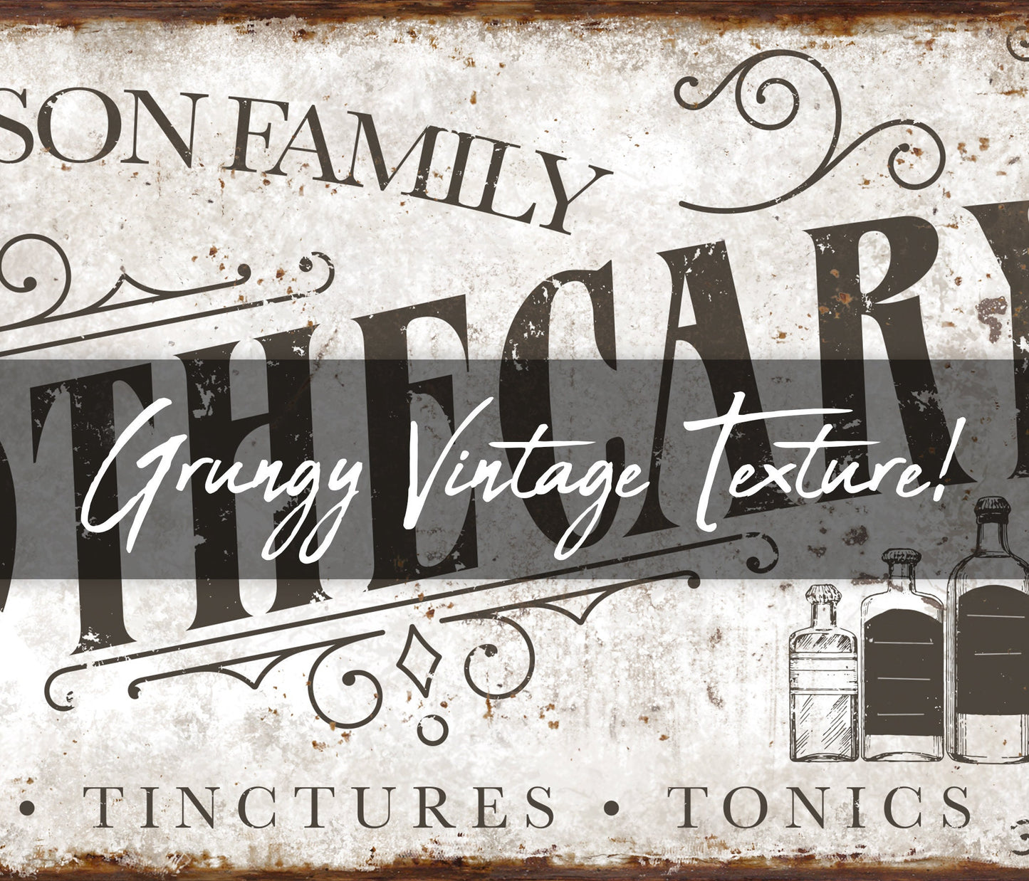 CUSTOM APOTHECARY SIGN