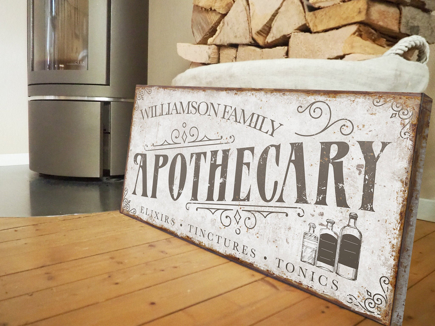 CUSTOM APOTHECARY SIGN