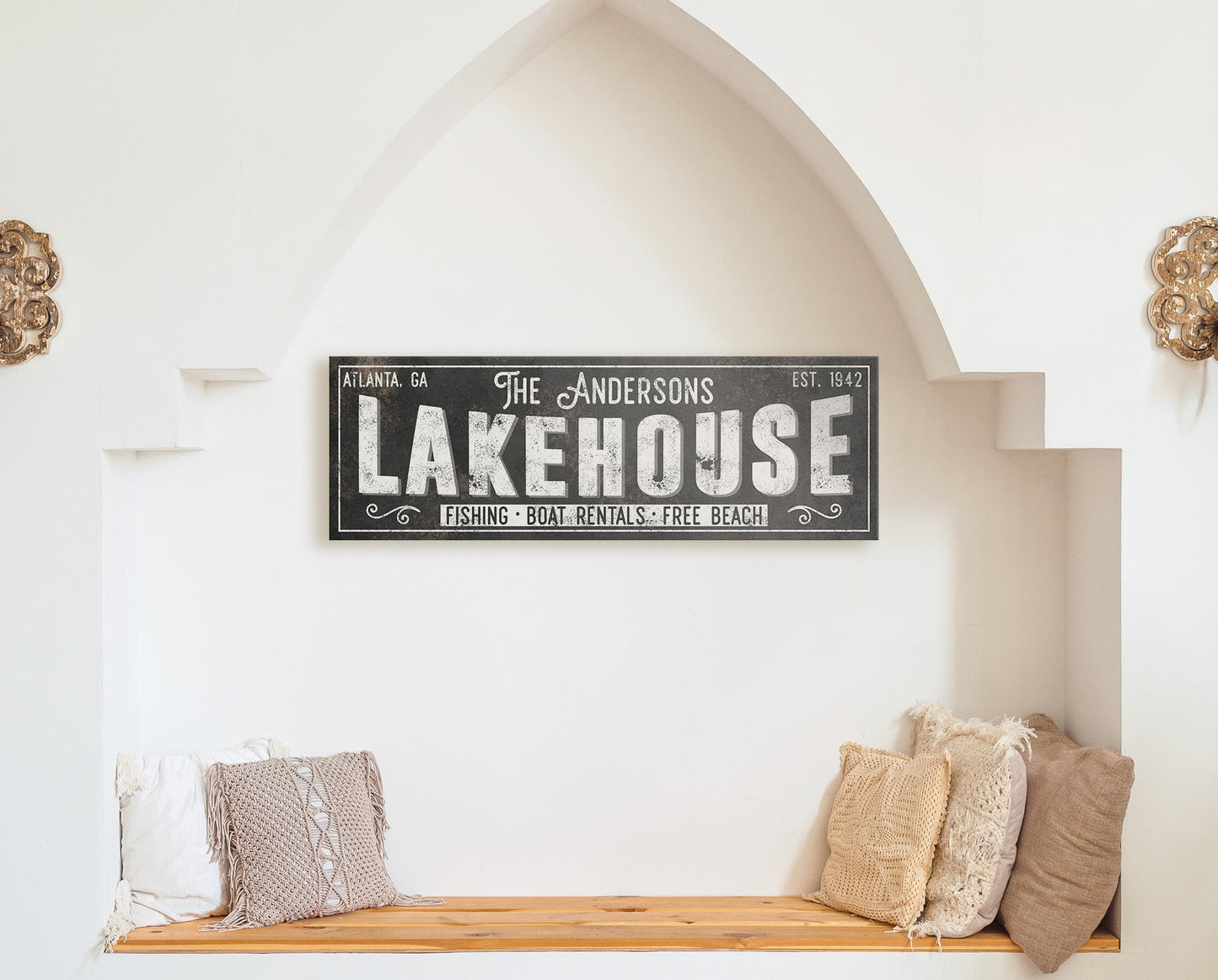 CUSTOM LAKE HOUSE SIGN