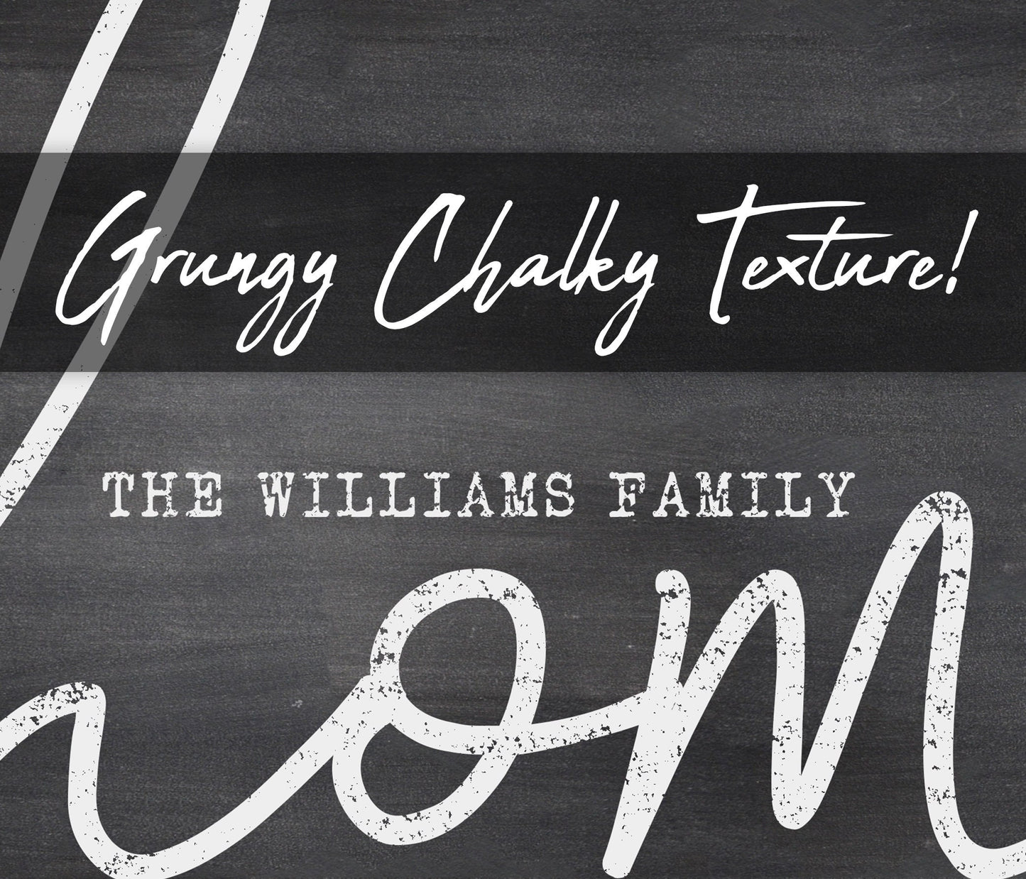 CUSTOM FAMILY NAME HOME SIGN