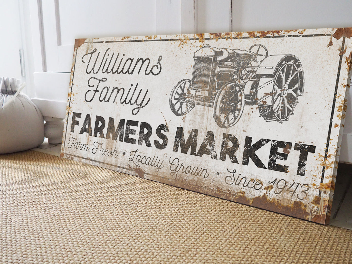 CUSTOM FARMERS MARKET SIGN