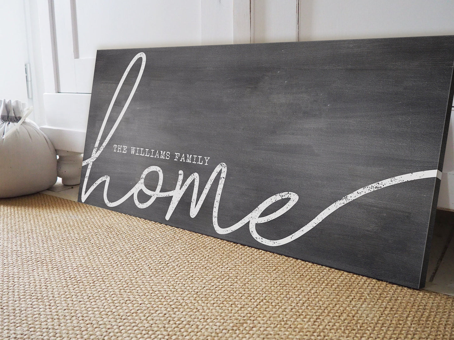 CUSTOM FAMILY NAME HOME SIGN