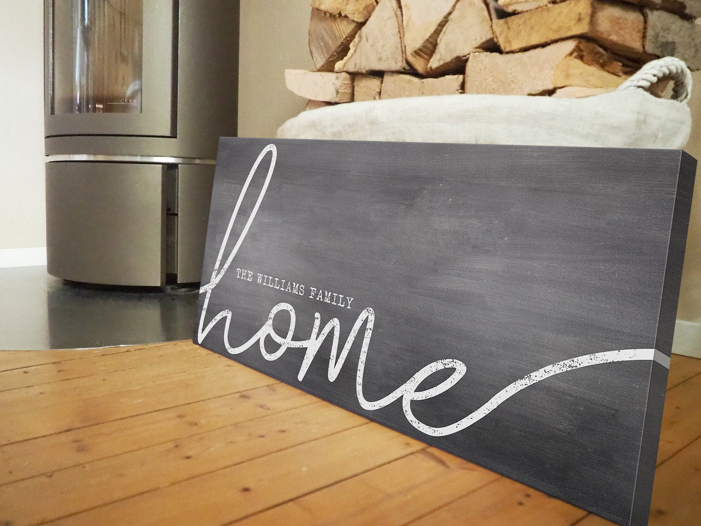 CUSTOM FAMILY NAME HOME SIGN