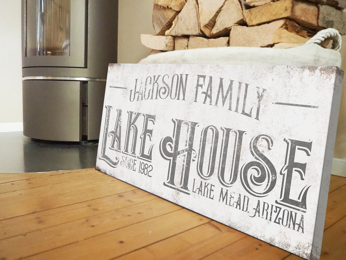 CUSTOM LAKE HOUSE SIGN