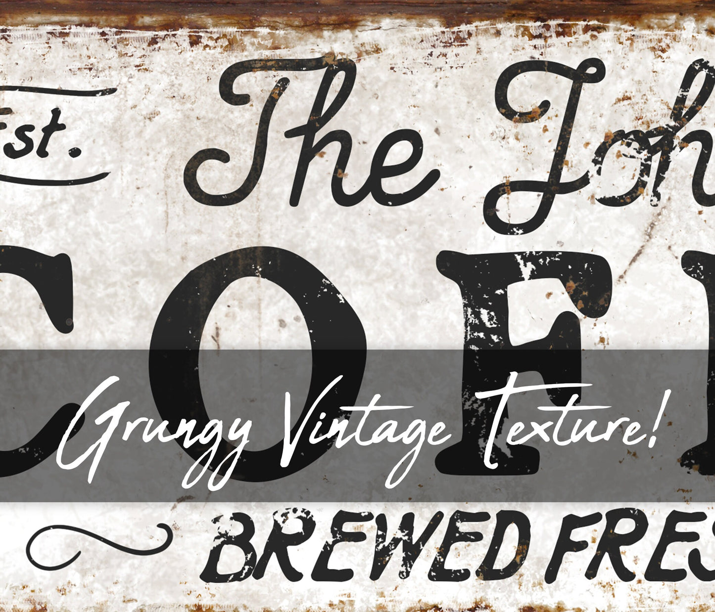 CUSTOM COFFEE BAR SIGN