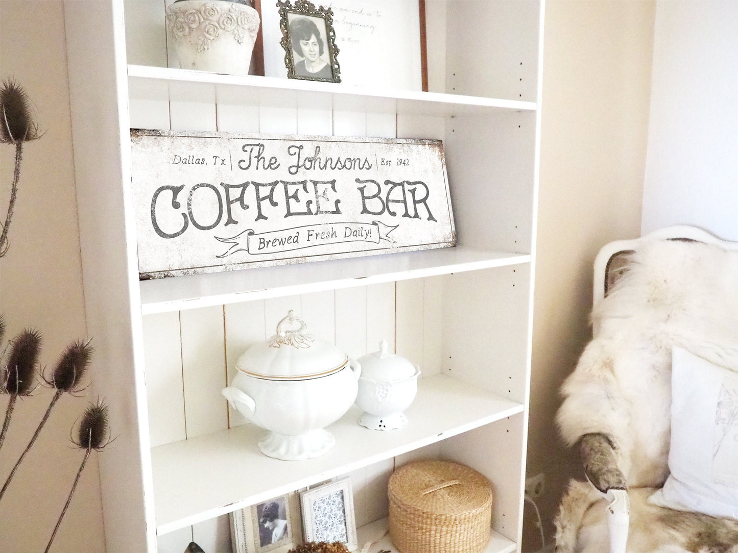 CUSTOM COFFEE BAR SIGN