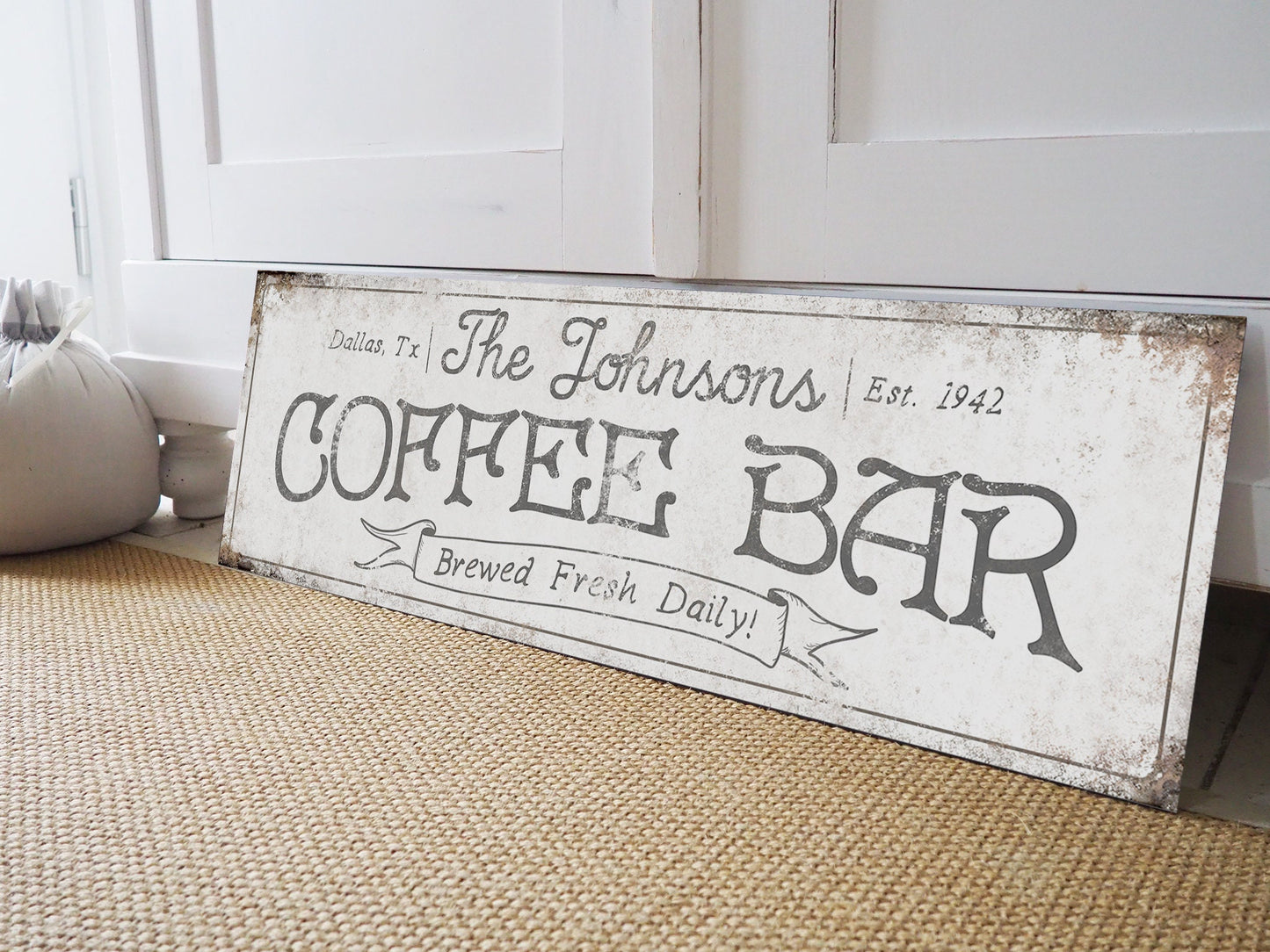 CUSTOM COFFEE BAR SIGN
