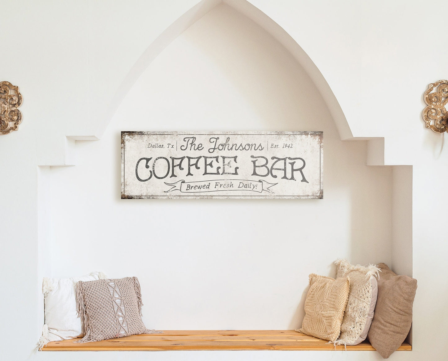 CUSTOM COFFEE BAR SIGN