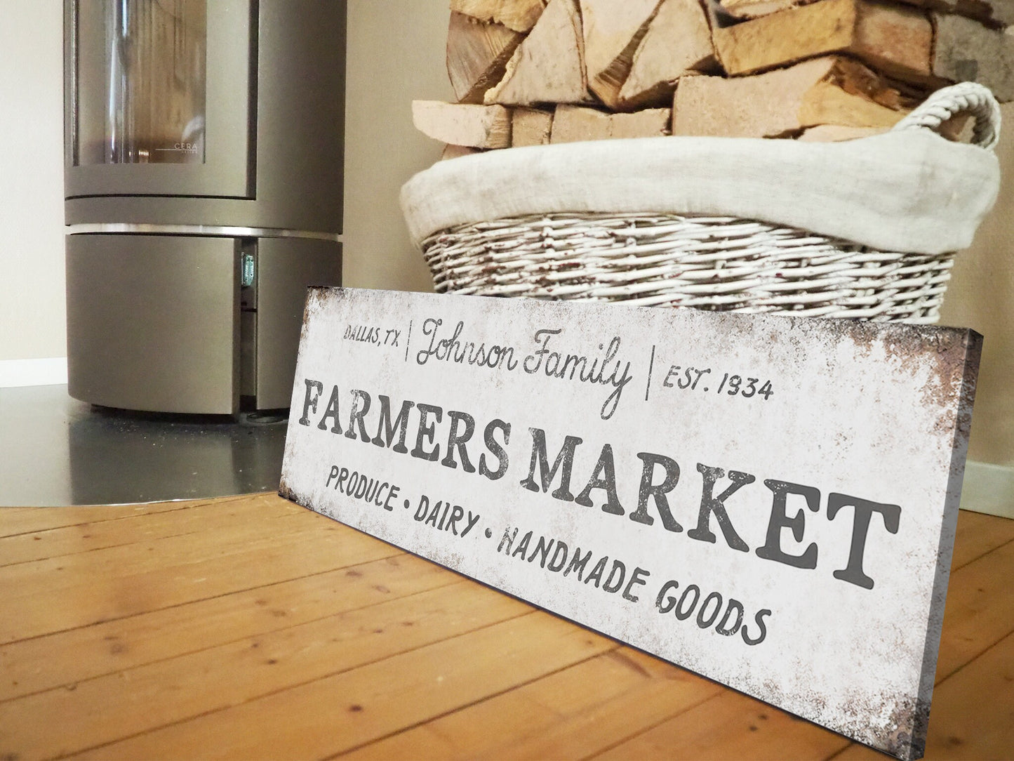CUSTOM FARMERS MARKET SIGN