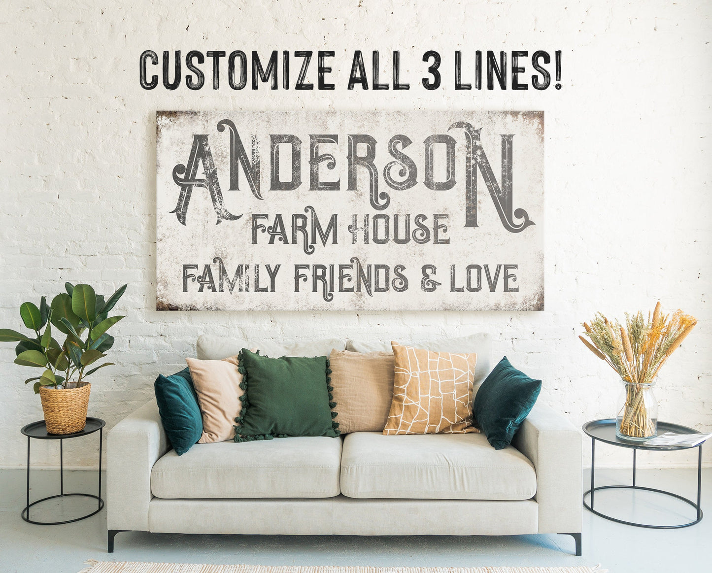 CUSTOM FAMILY NAME AND HOUSE SIGN