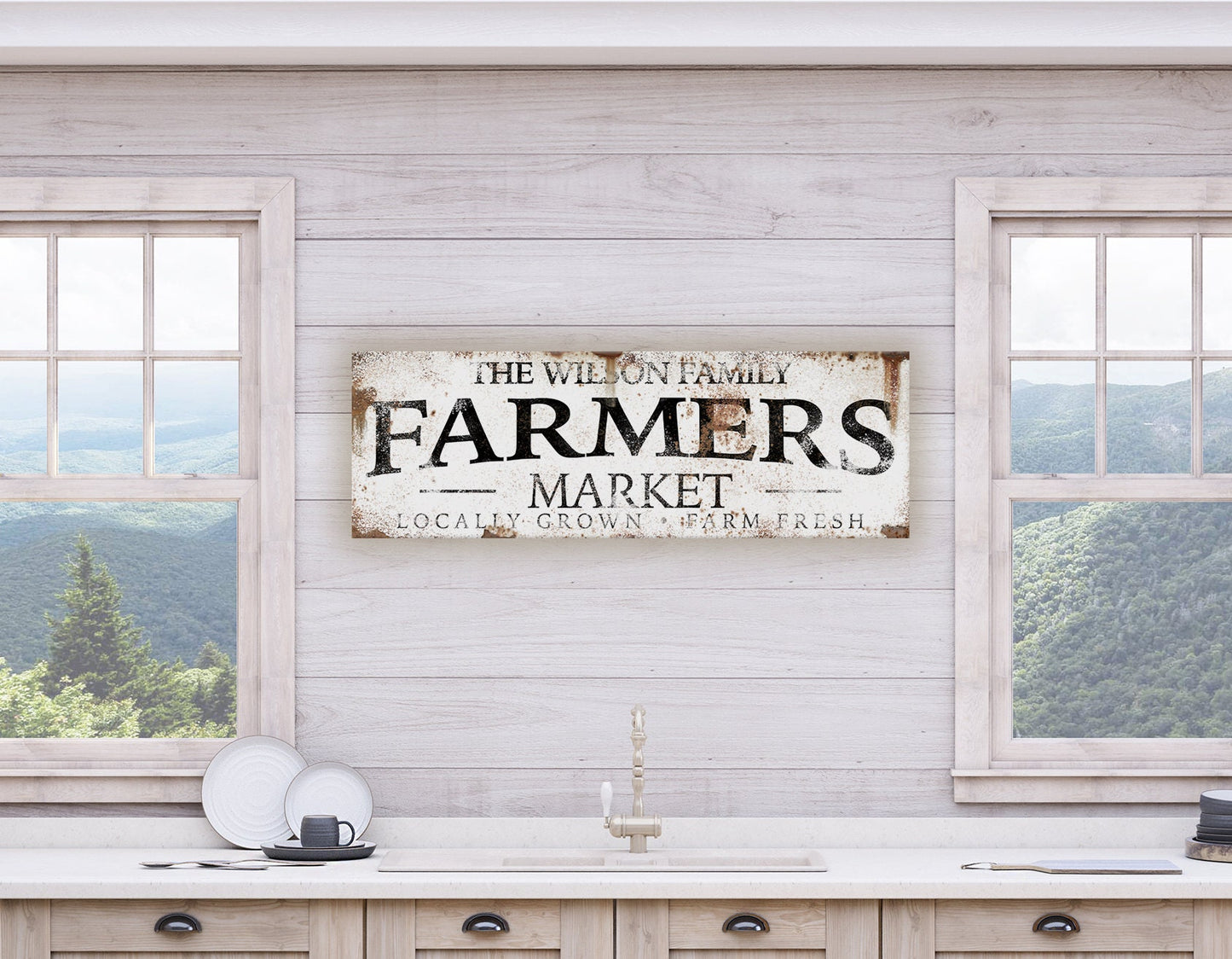 CUSTOM FARMERS MARKET SIGN