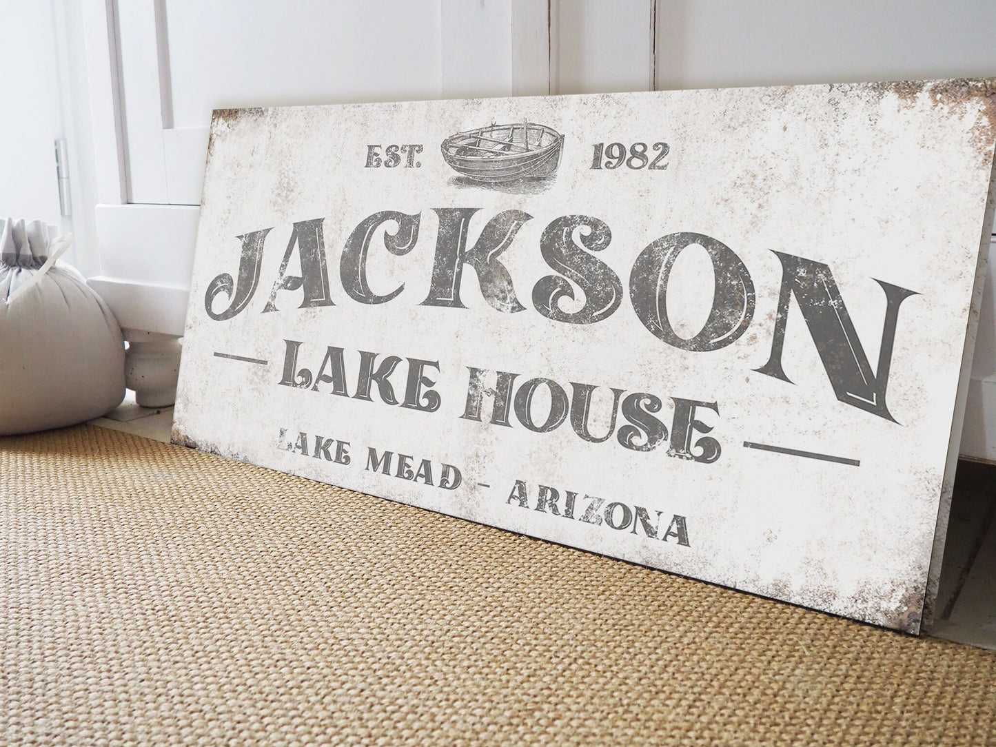 CUSTOM LAKE HOUSE SIGN