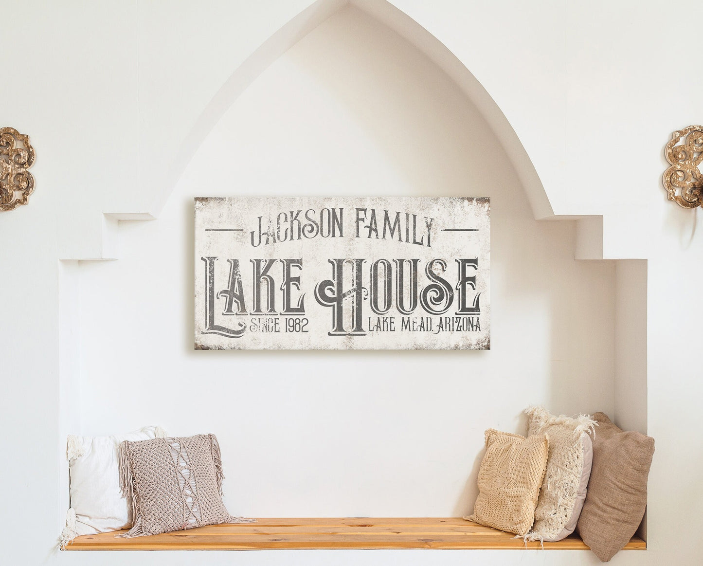 CUSTOM LAKE HOUSE SIGN