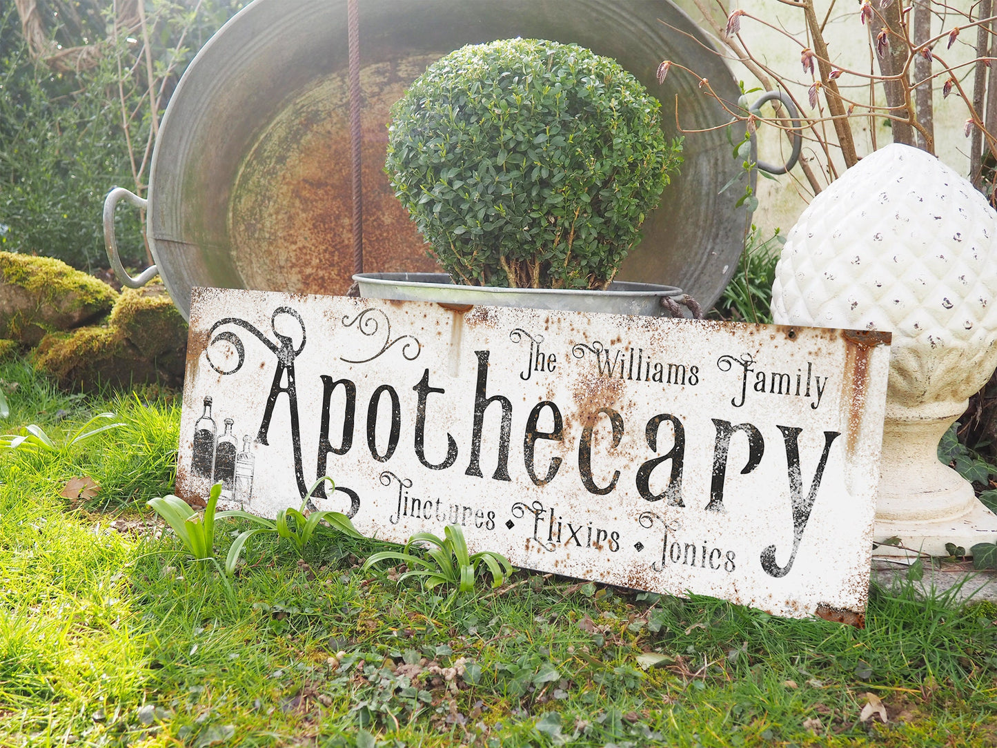 CUSTOM APOTHECARY SIGN