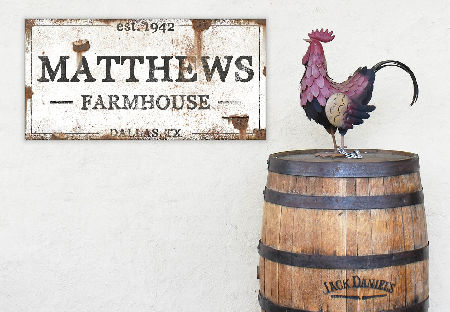 CUSTOM FAMILY NAME HOUSE SIGN