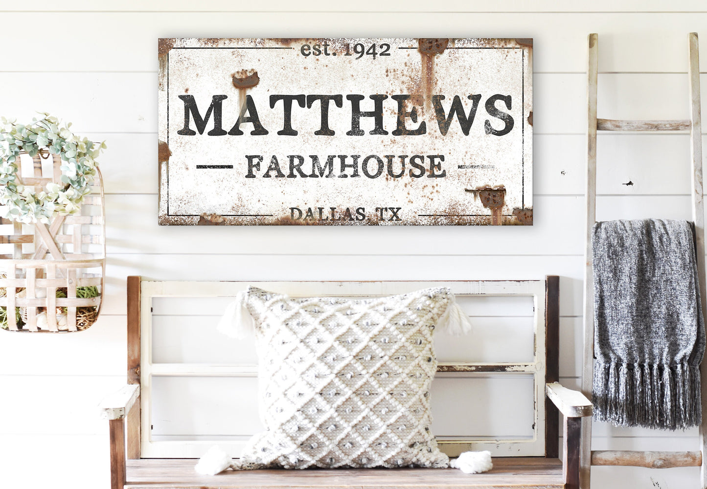CUSTOM FAMILY NAME HOUSE SIGN