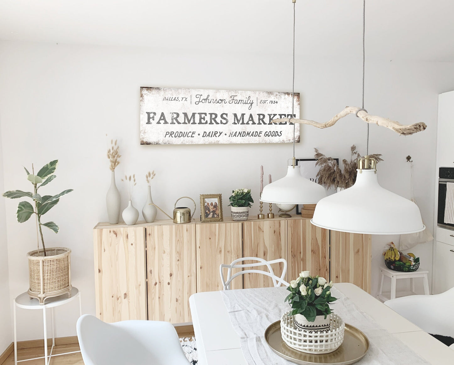 CUSTOM FARMERS MARKET SIGN