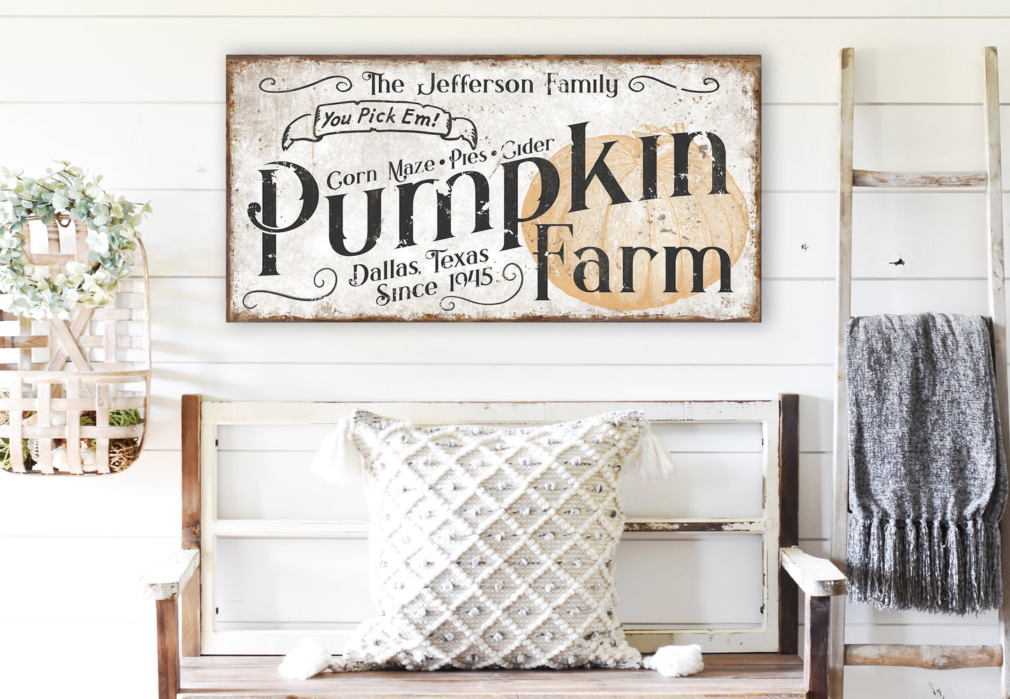 CUSTOM PUMPKIN FARM SIGN