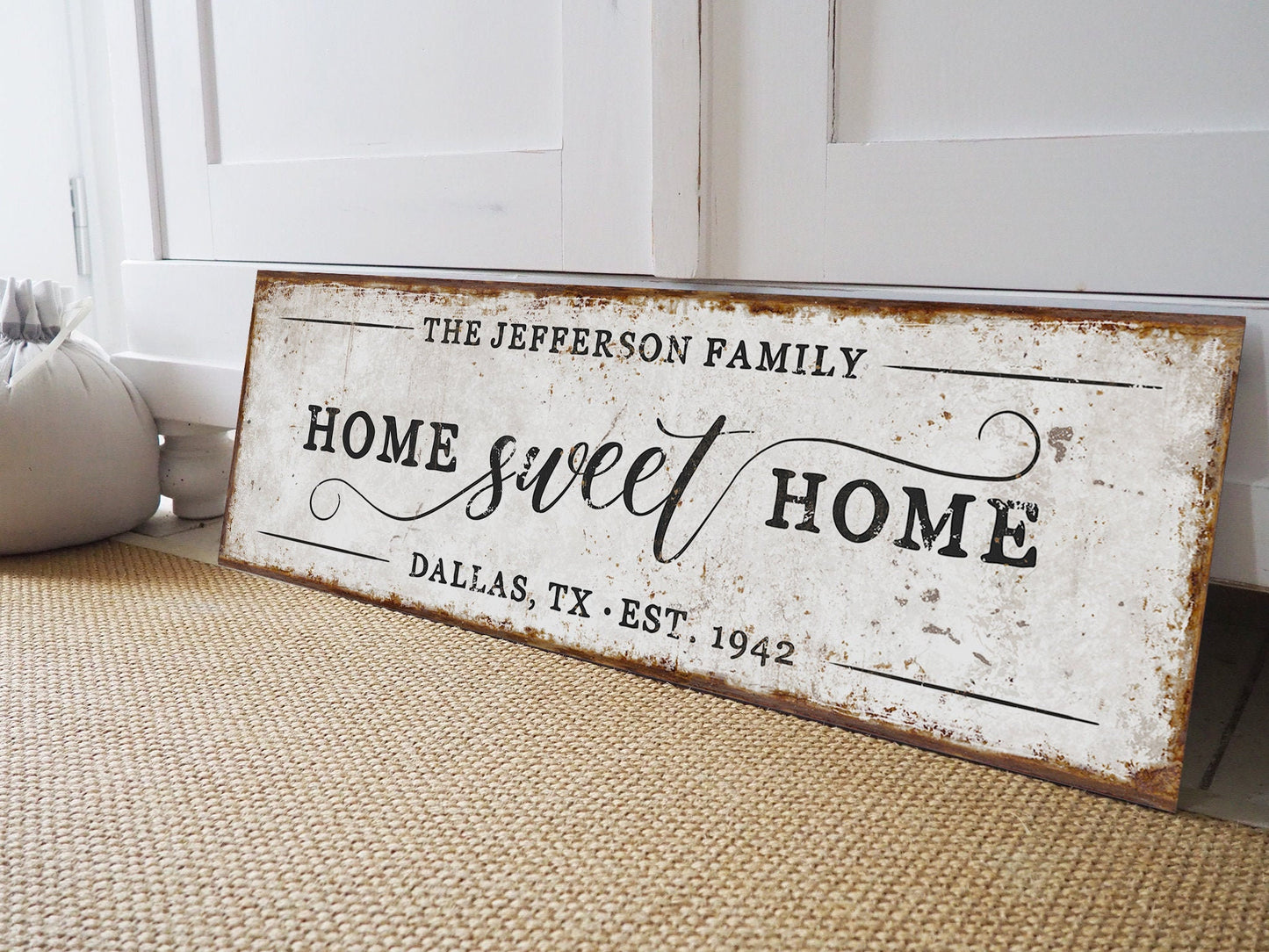CUSTOM HOME SWEET HOME SIGN
