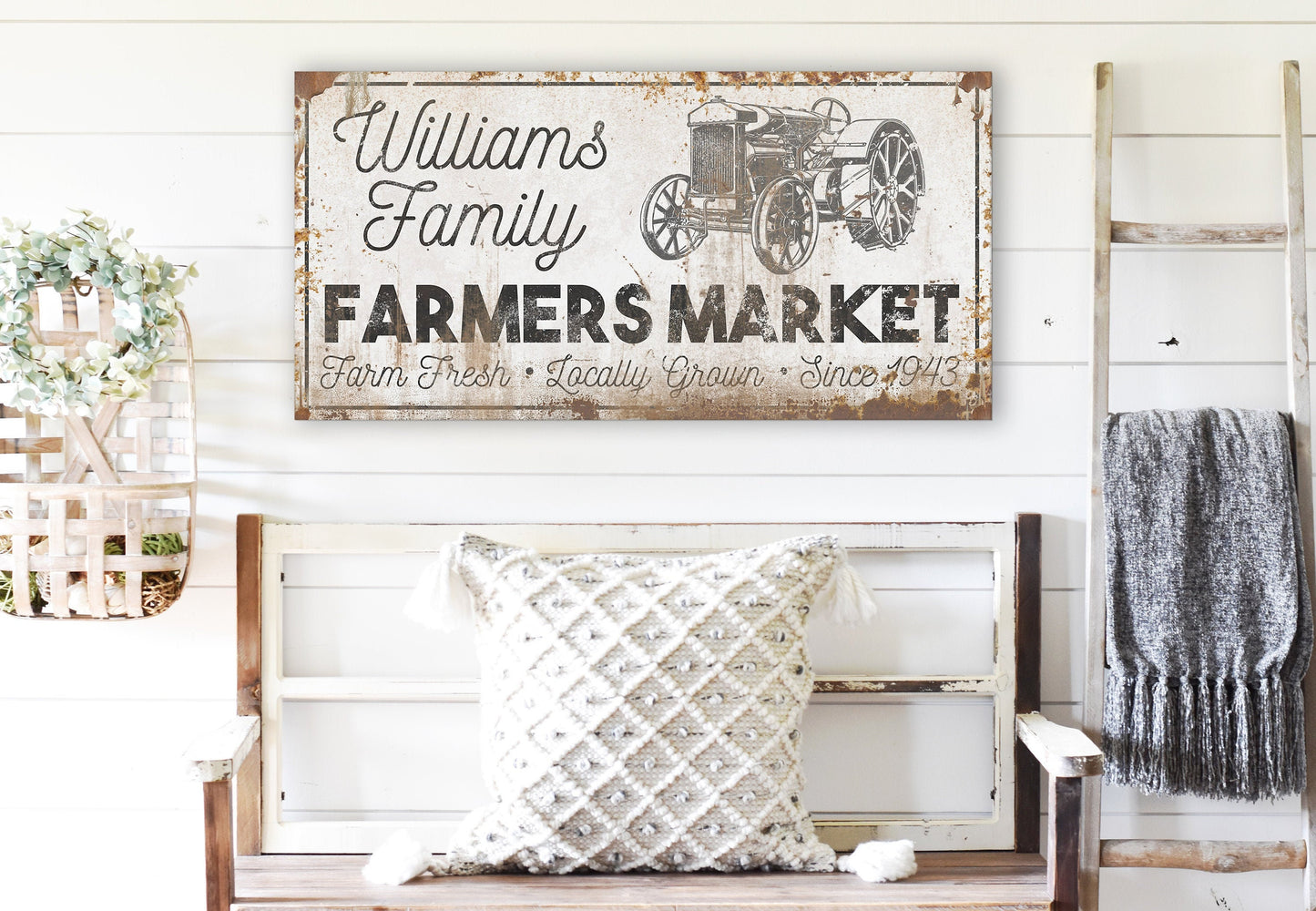 CUSTOM FARMERS MARKET SIGN