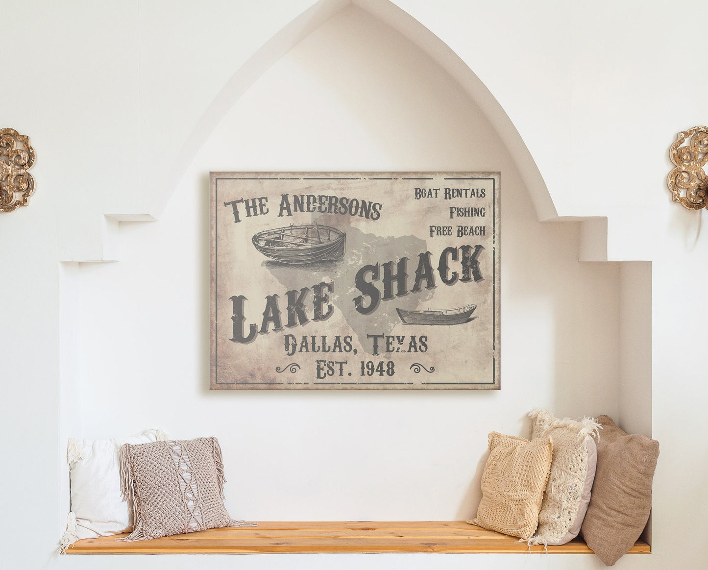 CUSTOM LAKE SHACK SIGN