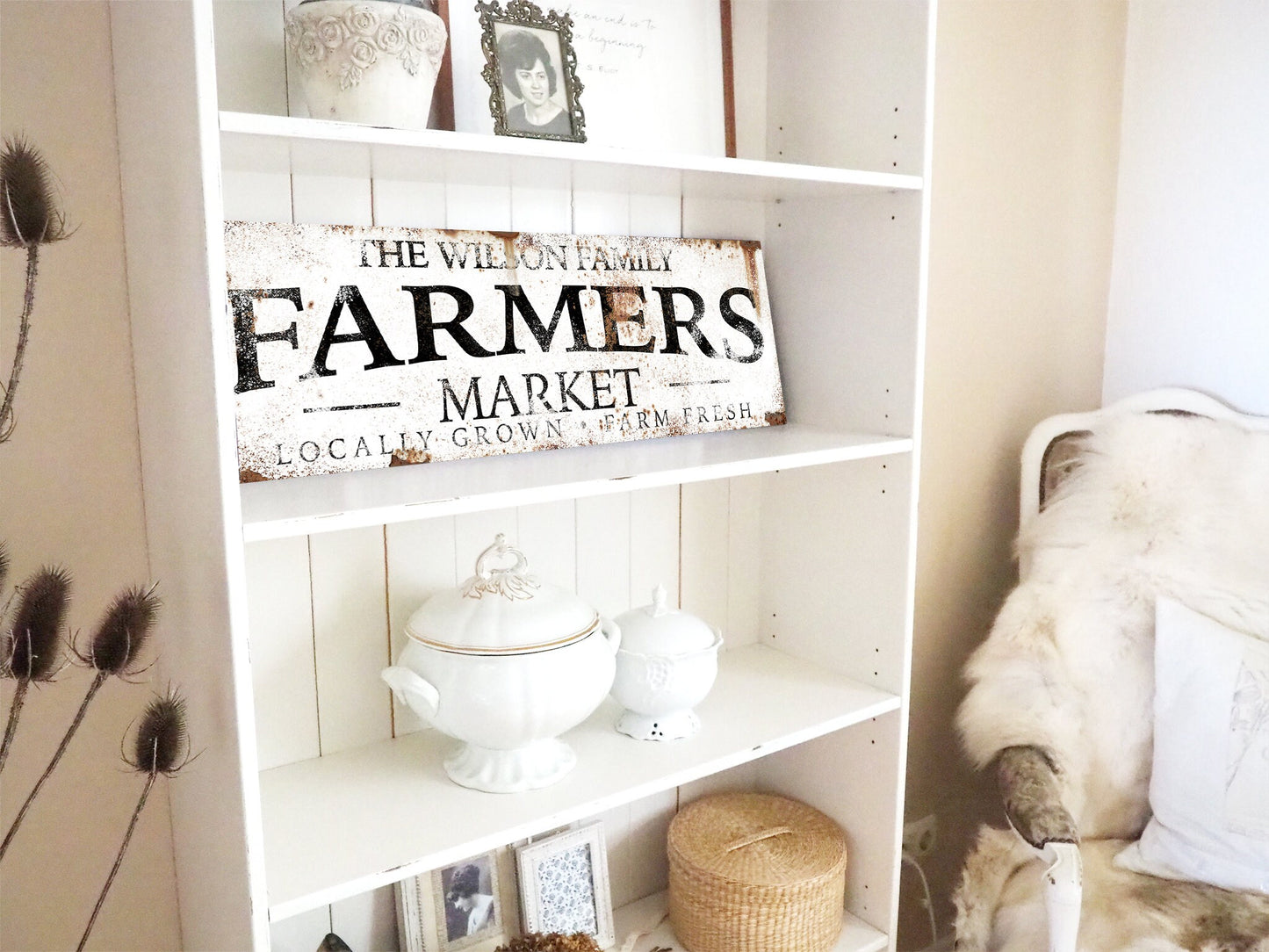 CUSTOM FARMERS MARKET SIGN