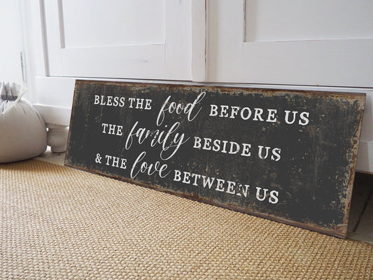 BLESS THE FOOD BEFORE US SIGN