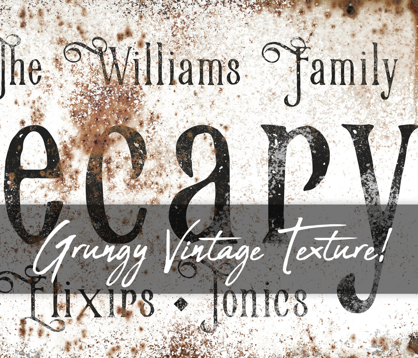 CUSTOM APOTHECARY SIGN