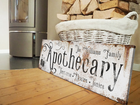 CUSTOM APOTHECARY SIGN