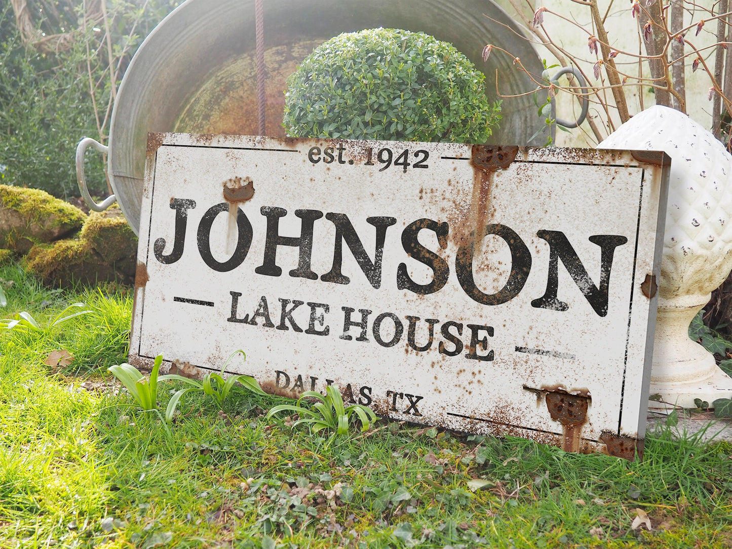 CUSTOM FAMILY NAME HOUSE SIGN
