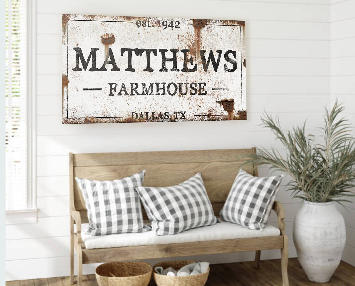 CUSTOM FAMILY NAME HOUSE SIGN