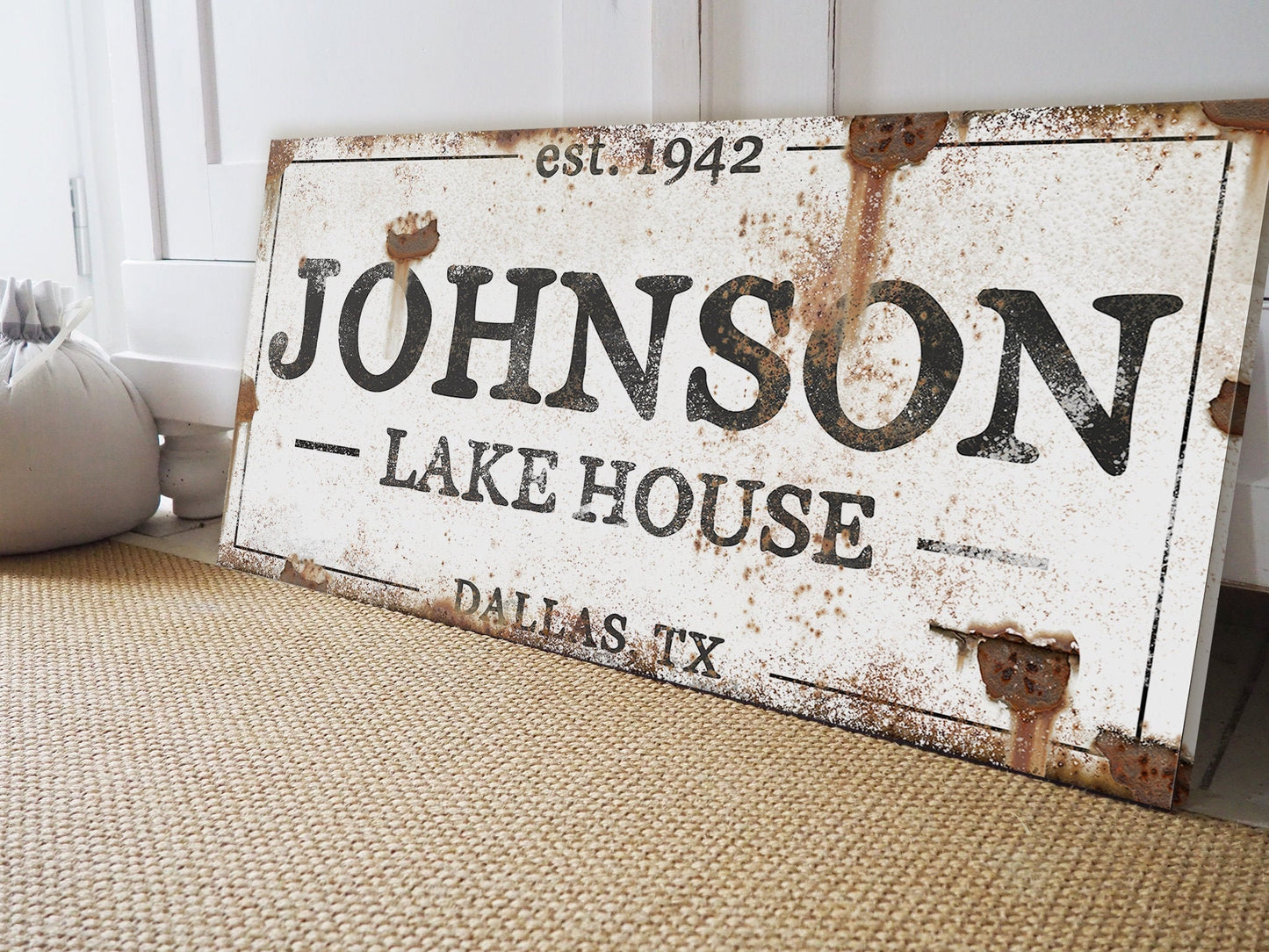 CUSTOM FAMILY NAME HOUSE SIGN
