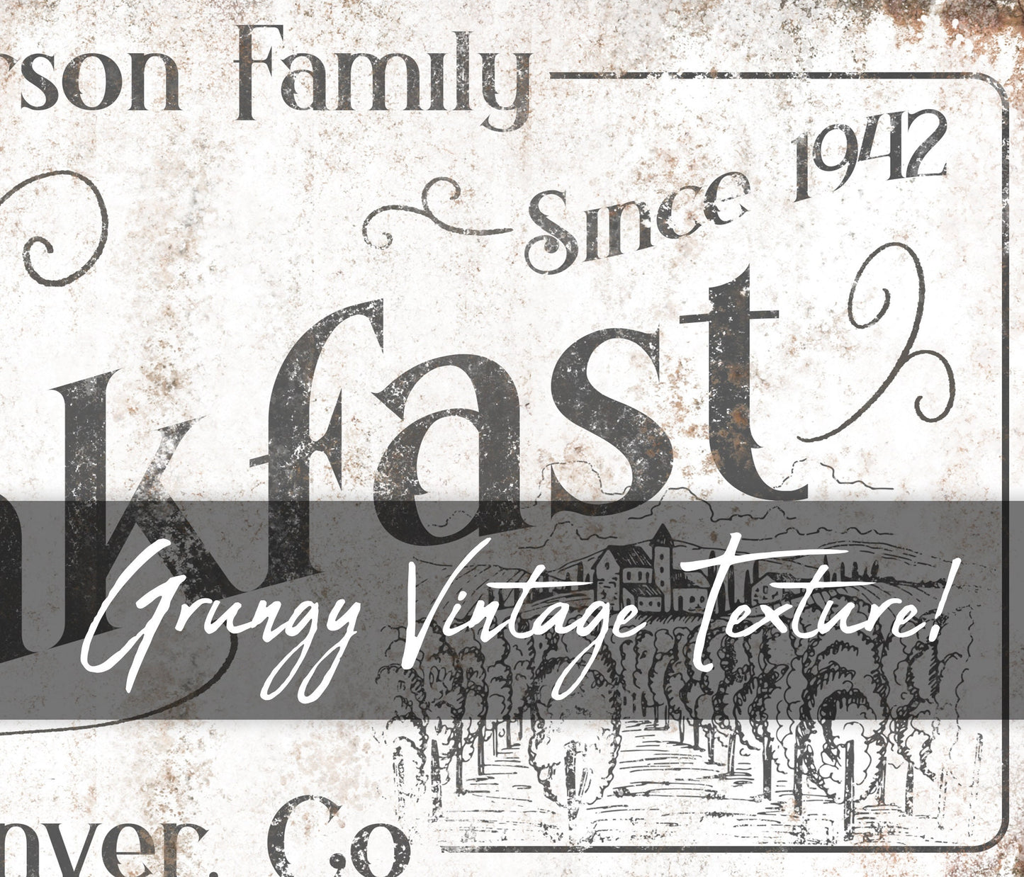CUSTOM BED AND BREAKFAST SIGN