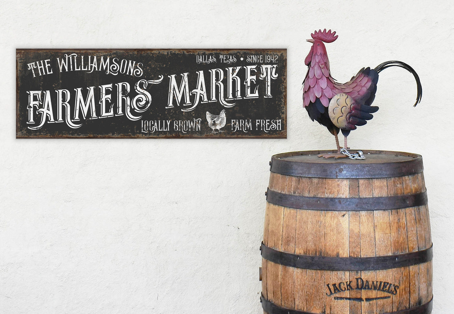 CUSTOM FARMERS MARKET SIGN