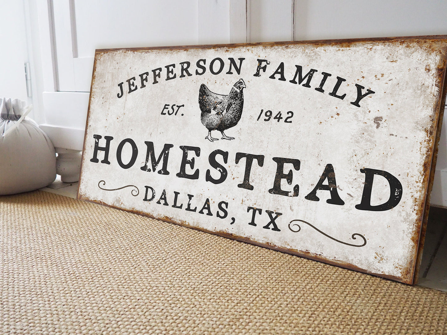 CUSTOM HOMESTEAD SIGN