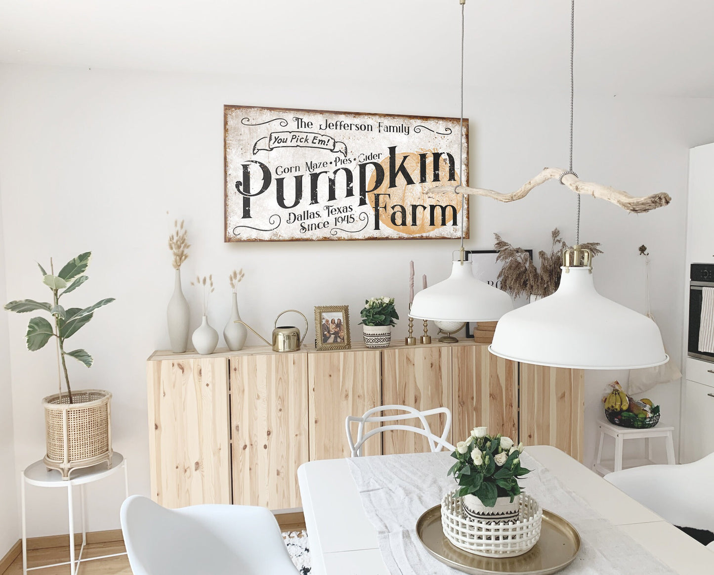 CUSTOM PUMPKIN FARM SIGN