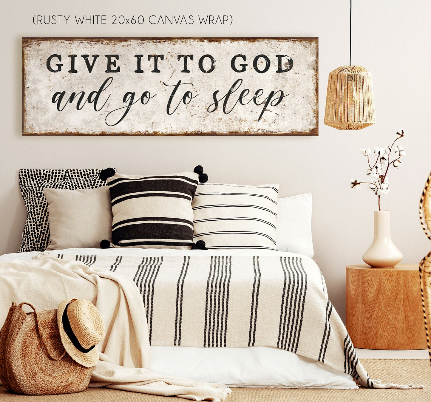 GIVE IT TO GOD AND GO TO SLEEP SIGN