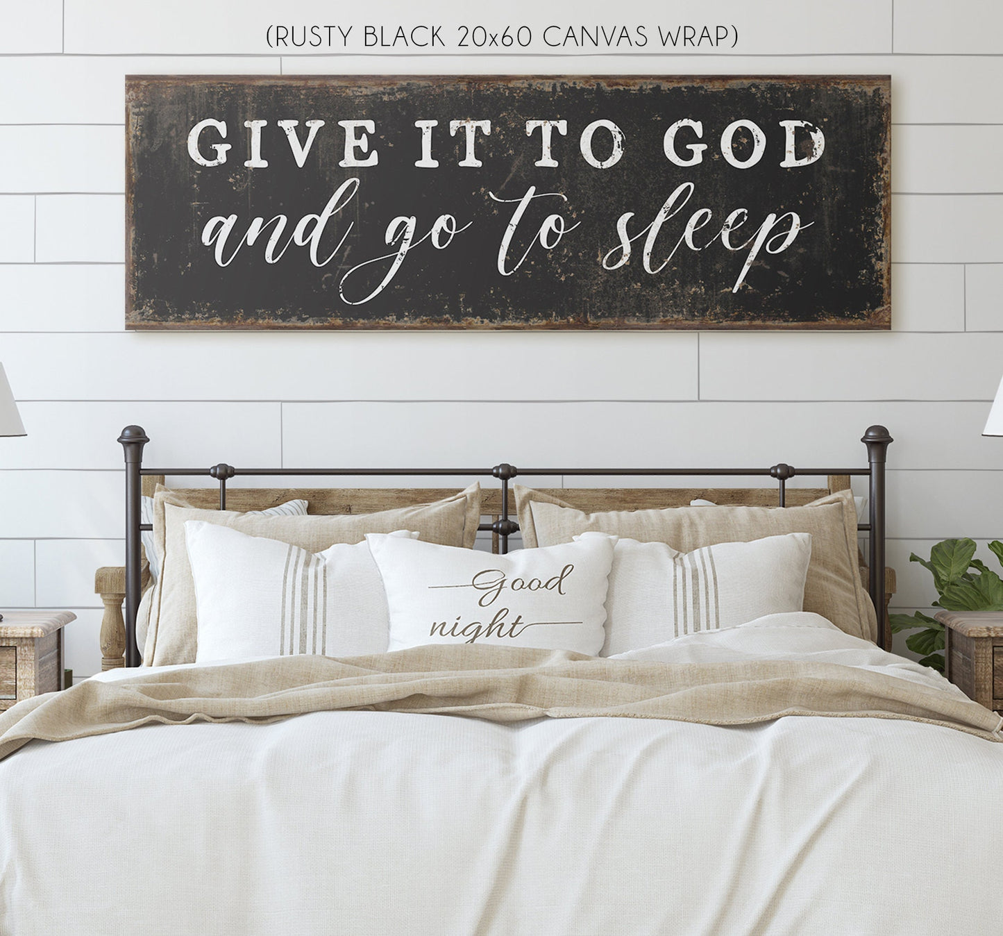 GIVE IT TO GOD AND GO TO SLEEP SIGN