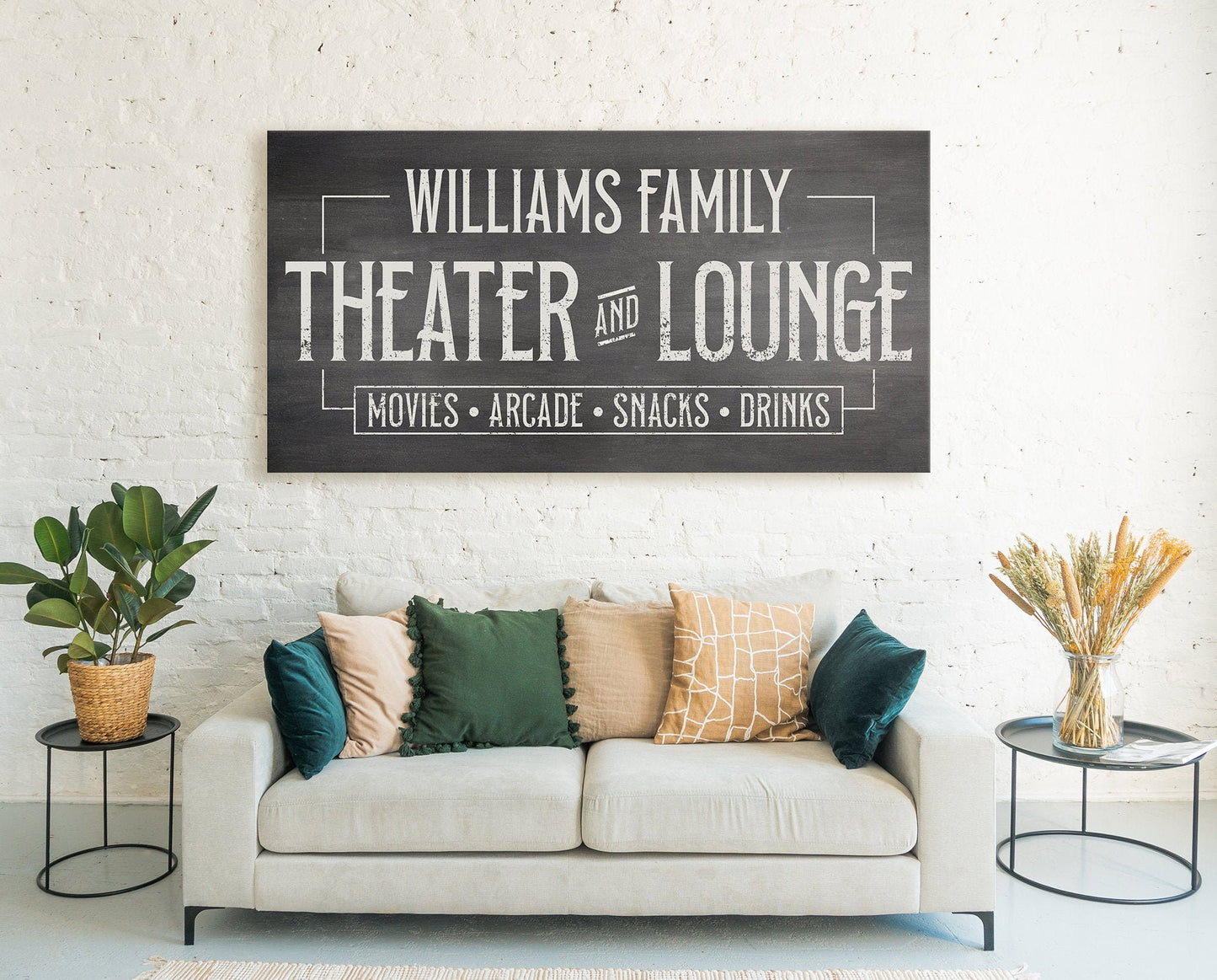 CUSTOM THEATER AND LOUNGE SIGN