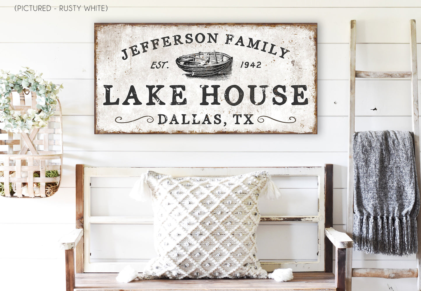 CUSTOM LAKE HOUSE SIGN