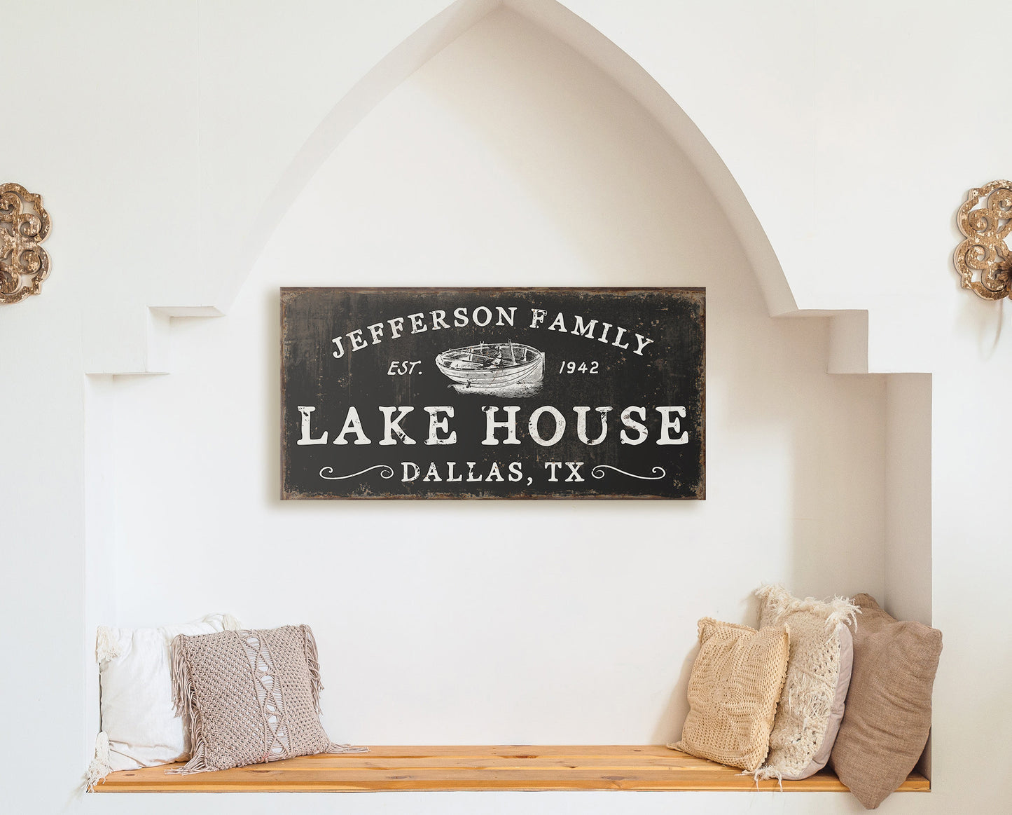 CUSTOM LAKE HOUSE SIGN