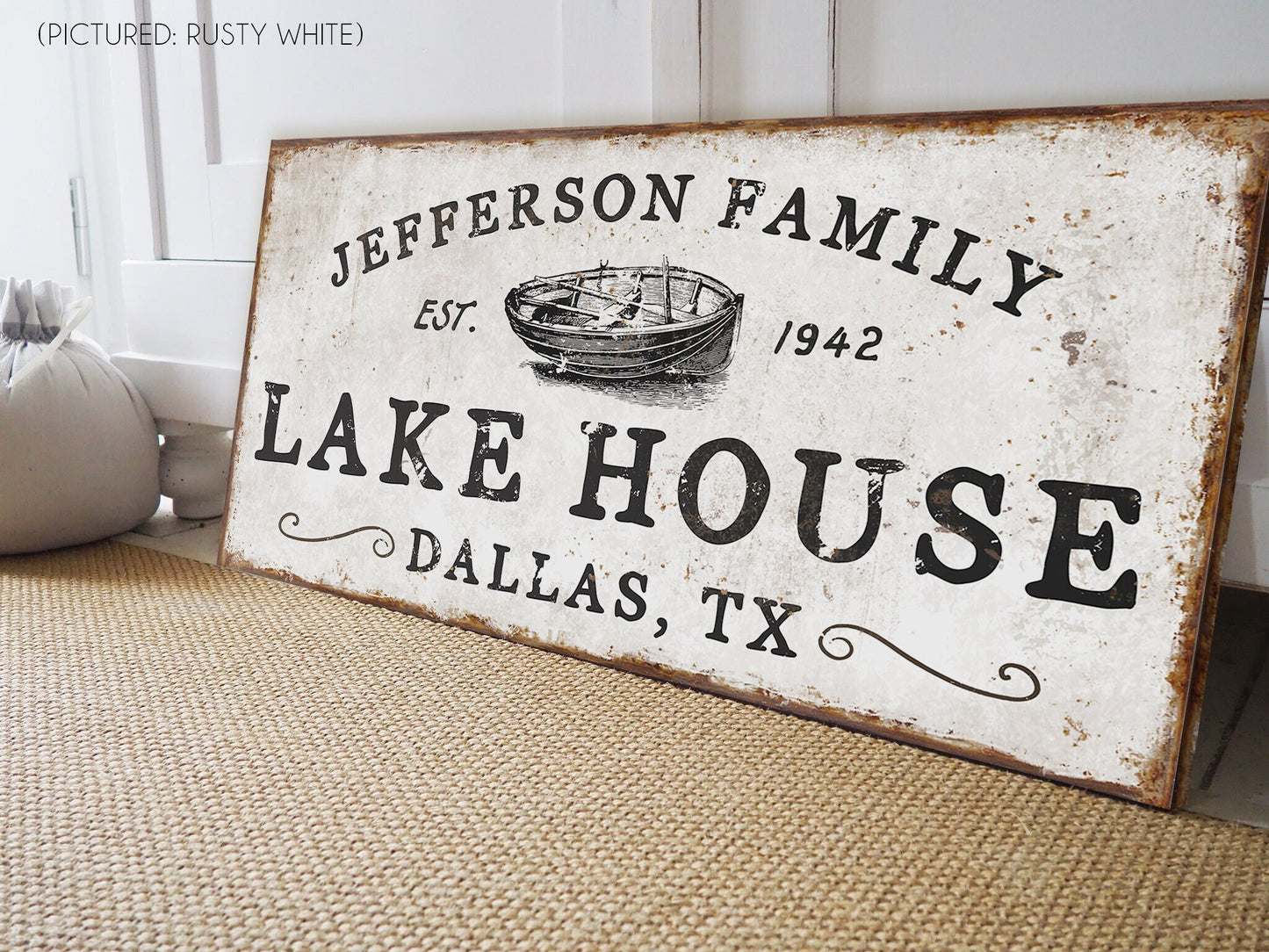 CUSTOM LAKE HOUSE SIGN
