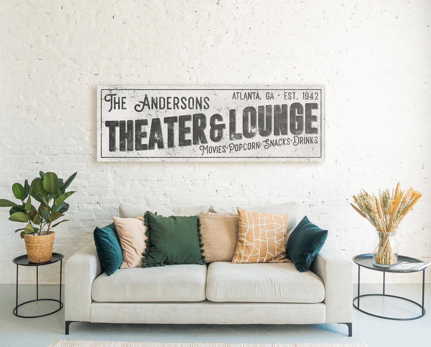 CUSTOM THEATER AND LOUNGE SIGN